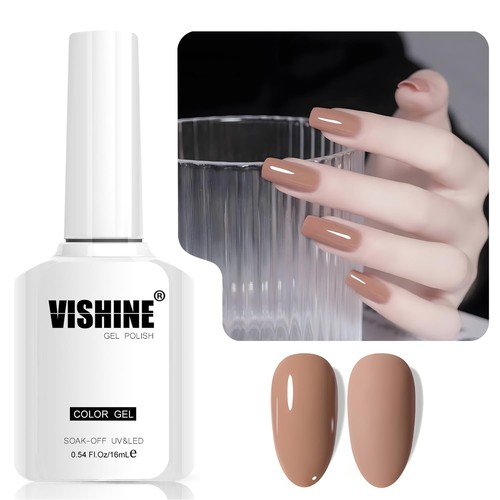 Vishine light mocha smalto gel - light,